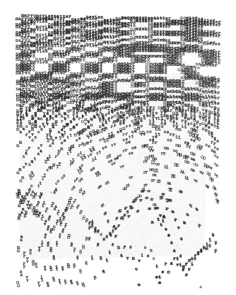 'Whisper Piece', Bob Cobbing, 1969 Typewriter Art, Design Editorial, Ad Campaigns, Type Posters, Visual Poetry, Text Art, Design Graphique, Typewriter, Editorial Design