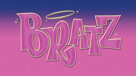 Wallpaper Laptop Cute, Bratz Cartoon, Bratz Black, Bratz Logo, Cm Wallpaper, Aesthetic Animated, Words Aesthetic, Pink Wallpaper Desktop, Pink Wallpaper Laptop