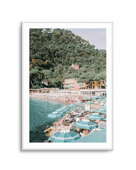 EXCLUSIVE to Olive et Oriel! Transform your living space with 'Little Bay II, Italian Riviera', a beautiful Italy travel photography wall art print featuring a gorgeous beach on the Italian Riveria with its iconic striped beach umbrellas and aqua blue sea. Perfect for any living room, dining room, bedroom or home office after a coastal aesthetic. So if you’re looking for an easy way to bring coastal art into your home, then this high quality artwork is just the thing you need!Explore more Italy Italy Travel Photography, Coastal Art Prints, Coastal Aesthetic, Italian Riviera, Small Framed Art, Art Prints Online, Framing Photography, Year 2, Photography Wall