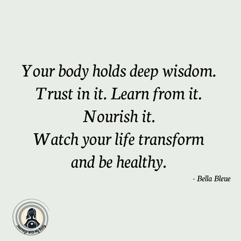 🌿✨ Embrace the profound wisdom within your body. Trust its guidance, learn from its messages, and nourish it with love and care. As you attune to your body's innate intelligence, watch your life transform and radiate with vibrant health.  . . . . . . . #EmbraceYourBody #TrustYourIntuition #BodyWisdom #NourishWithLove #InnateIntelligence #VibrantHealth #ListenToYourBody #BodyMindSpirit #HolisticHealth Body Wisdom, Arts Club, Dark Arts, Love And Care, Body On, Energy Work, Health Motivation, Holistic Health, Our Body