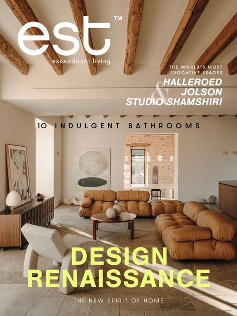 Bathroom Blueprints, Flack Studio, Disc Interiors, Mim Design, Est Living, Interiors Magazine, Countryside House, Magazine Issue, Interior Design Magazine