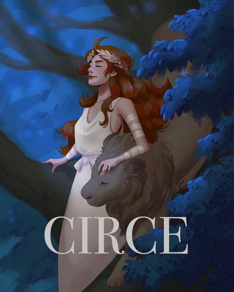 Pema Horeau on Instagram: “Here is a fanart I made of the novel called Circe from Madeline Miller. I saw @lemoncholy_ 's youtube video where she designed a book cover…” Circe Fanart, Greek Goddess Art, Madeline Miller, Achilles And Patroclus, Will Solace, Book Fanart, Greek And Roman Mythology, Greek Mythology Art, Lore Olympus