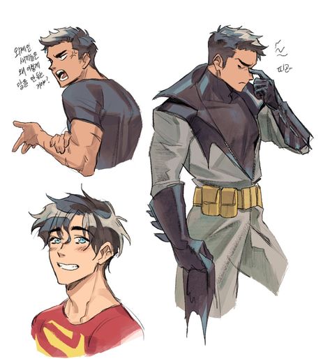 Super Sons, Superman X Batman, Robin Comics, Hiro Big Hero 6, Univers Dc, Batman Funny, Dc Comics Artwork, Damian Wayne, Batman Family