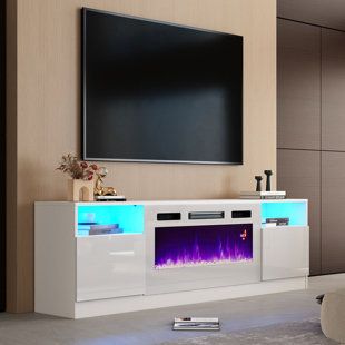 Electric Fireplace Entertainment Center, Media Entertainment Center, Fireplace Entertainment Center, Fireplace Entertainment, Electric Fireplace Tv Stand, Entertainment Stand, Fireplace Tv Stand, Matte Texture, Modern Fireplace