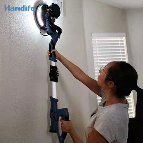 #handife Designed for users with different operating habits, our drywall sander is equipped with auxiliary handles that make it easy to use whether you are operating with left or right hands. Drywall Sander, Make It Easy, Drywall, Left Or Right, Sanders, Dyson Vacuum, Easy To Use, Vacuum Cleaner, Make It