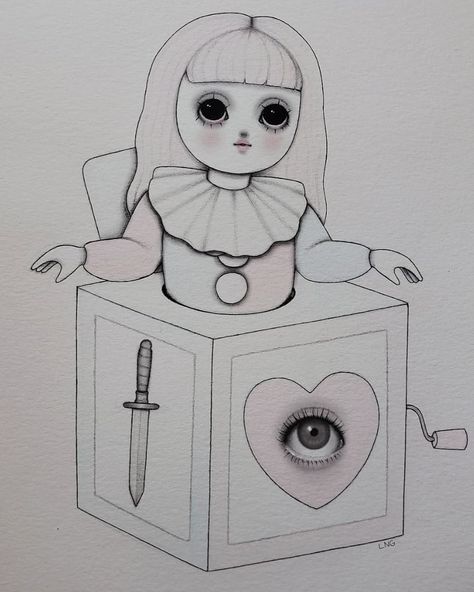 Cute Creepy, Creepy Cute Art, Morute Drawings, Kawaii Creepy Art, Cute Macabre Art, Creepycute Creepy Cute, Pastel Goth Art Kawaii Creepy, Surrealism Artists, Creepy Cute Aesthetic