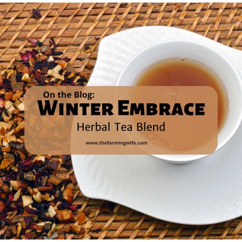 Today on the blog, New recipe alert! Winter Embrace Herbal Tea Blend. Sooth Sore Throat, Herbal Teas Recipes, Winter Tea, Ginger And Cinnamon, Cinnamon Chips, Cold Symptoms, Herbal Tea Blends, Respiratory Health, Licorice Root