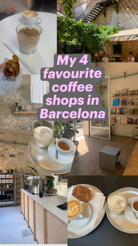 Reading Dates, Barcelona Coffee, Shopping In Barcelona, Cute Coffee Shop, Gothic Quarter, Afternoon Coffee, Coffee Menu, Cozy Place, My Boyfriend