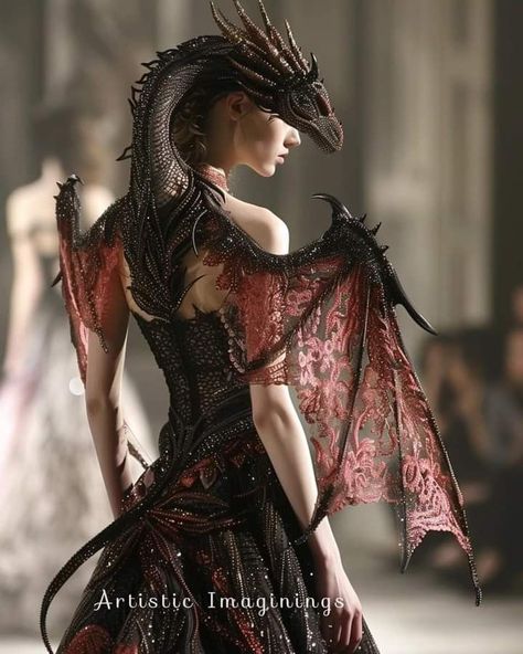 Dragon Lady Costume, Dragon Princess Costume, Dragon Inspired Dress, Dragon Corset, Viking Gown, Dragon Costume Women, Miss Universe National Costume, Fashion Design Inspiration Board, Fairy Gown