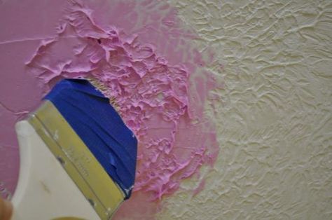 how to patch small holes and then blend them when you have a textured ceiling - step-by-step with pictures, drywall patch, ceiling patch, stipple patch, patch hole Sheetrock Repair, Textured Ceiling, Ceiling Repair, Painting Jobs, Hanging Drywall, Lamps Hanging, Editors Note, How To Patch Drywall, Patch Hole