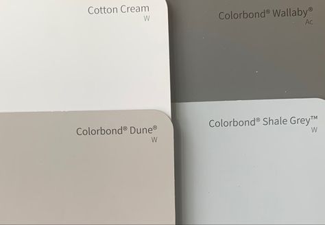 Top of house dune Colourbond Dune Colour Schemes, Dune Roof Colour Schemes, Grey Roof House Colors, Axon Cladding, Bondi House, Shale Grey, Dunes House, Home Paint Color, Exterior Facade