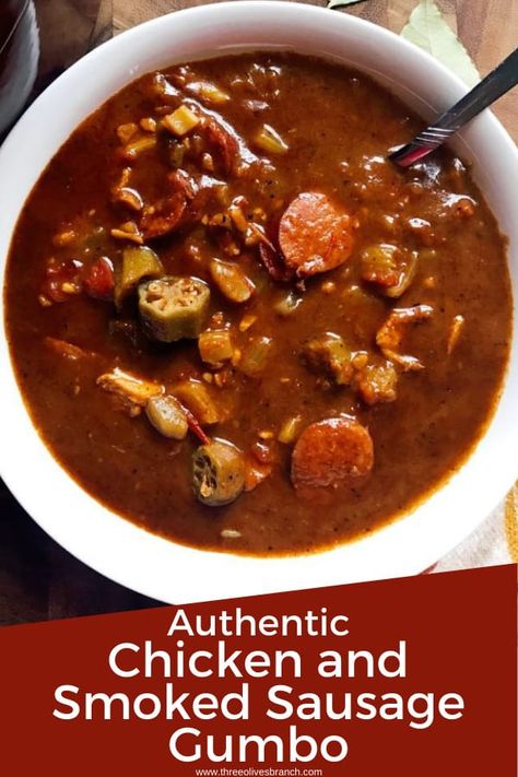 Spicy Gumbo Recipe, Creole Gumbo Recipe, Chicken And Smoked Sausage, Gumbo Recipe Crockpot, Spicy Gumbo, Gumbo Recipe Easy, Cajun Gumbo, Chicken Sausage Gumbo, Gumbo Recipe Sausage