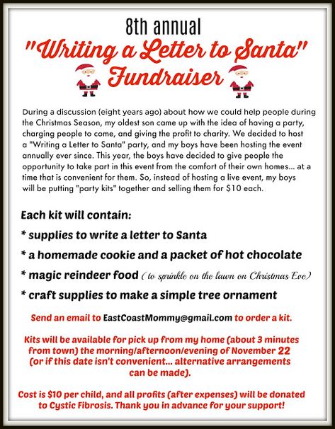 My boys have been hosting a charity Christmas fundraiser for the last 8 years. It's easy to do, and teaches the kids the importance of giving back during the holidays. #Christmas #ChristmasFundraiser Cheer Fundraiser Ideas, Christmas Fundraising Ideas, Fundraiser Ideas School, Christmas Fundraiser, Dance Fundraisers, School Donations, Fundraising Games, Creative Fundraising, Pta Fundraising