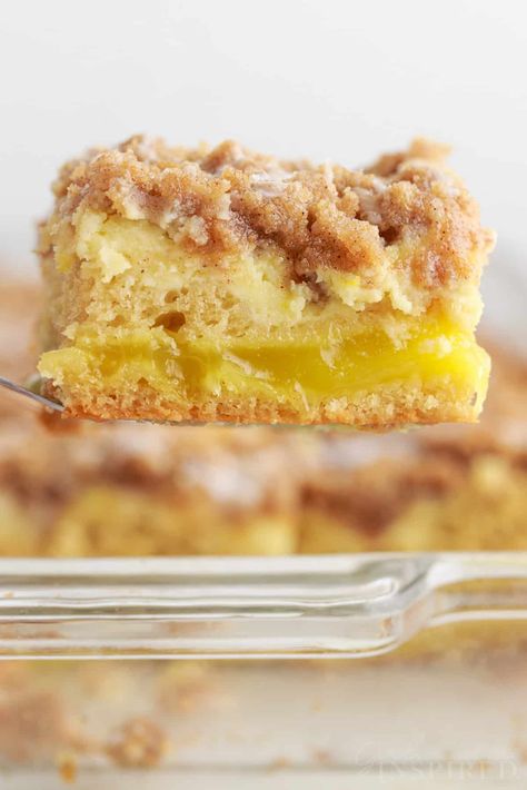 Lemon Coffee Cake Recipes, Lemon Coffee Cake, Classic Coffee Cake, Lemon Coffee, Vanilla Mug Cakes, Lemon Pie Filling, Pudding Flavors, Pumpkin Coffee Cakes, Angel Food Cake Mix Recipes