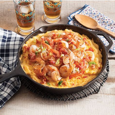 Shrimp And Gouda Grits Recipe, Gouda Grits Recipe, Shrimp And Grits Casserole, Gouda Grits, Grits Casserole, Grits Recipe, Shrimp Grits, Shrimp And Grits, Shrimp N Grits