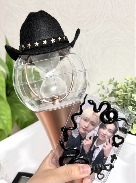 Decorated Lightiny Ateez, Lightiny Ateez Decoration Ver 2, Ateez Lightstick Decoration Ver 2, Light Stick Decoration Kpop, Lightiny Ateez Decoration, Ateez Lightstick Decoration, Ateez Fashion, Lightstick Decoration, Lightstick Deco