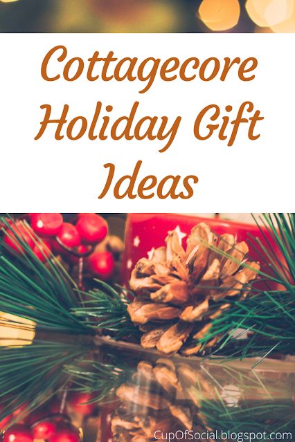 Cottagecore Holiday Gift Ideas | A Cup of Social Cottagecore Person, English Christmas Traditions, Cottage Core Christmas, Cottagecore Christmas, Cottage Gifts, Cottagecore Gifts, English Christmas, Christmas Plants, Flower Bedding