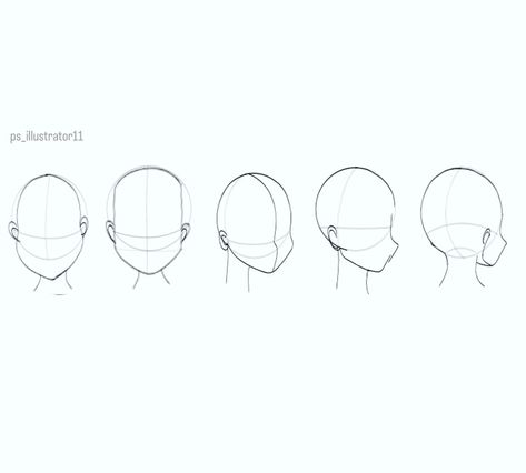 🔖Part-2 Of learning about the head shapes from different angle. Here you can see the front facing head turning toward its left side. These are the faces that can be used for the cartoon characters mainly the female characters as in the features are more feminine and curvy. 📎 Follow my page @ps_illustrator11 and tune in for the next part. Where you can see the difference between female and male face features. App used-AdobeFresco @adobedrawing #artdaily #easyart #basicart #beginnersart #gr... Head Shape Reference Female, Turning Head Reference, Head Tilt Animation, Female Head Different Angles, Slightly Turned Head Drawing, Female Head Turnaround, Face Anatomy, Different Angles, Head Shapes