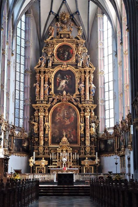 Cologne Cathedral Interiors Astounding Facts and Photos - i Share #altar #interiors #cathedral #germany Cathedral Interior Design, Cologne Cathedral Interior, Calming Architecture, Cathedrals Interior, Cathedral Altar, European Cathedrals, Catholic Cathedrals, Places To Vacation, Cathedral Interior