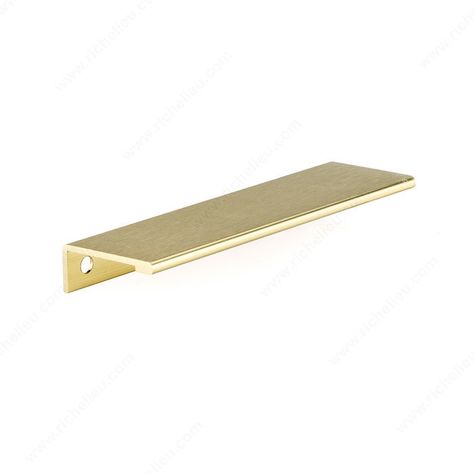 Contemporary Aluminum Edge Pull - 9898 - Richelieu Hardware Cabinet Door Hardware, Cabinet Hardware Pulls, Champagne Bronze, Color Grouping, Urban Looks, Cabinet Pulls, Display Board, Decorative Hardware, Wood Screws