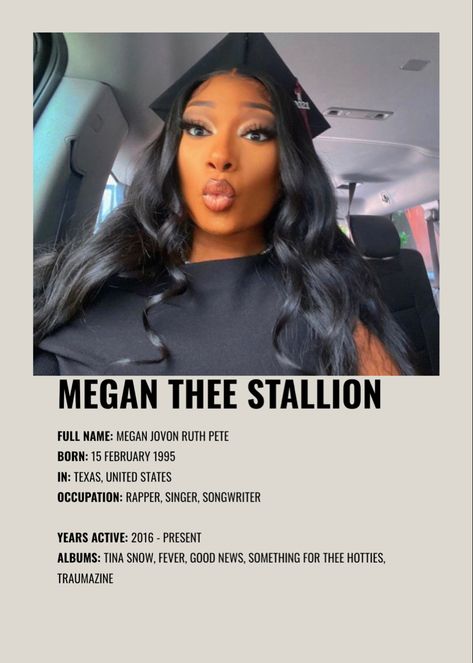 Megan Thee Stallion Tattoo Ideas, Megan Thee Stallion Hairstyles, Magen Thee Stallion Aesthetic Wallpaper, Meg Thee Stallion Aesthetic Wallpaper, Megan Thee Stallion Aesthetic Wallpaper, Megan Thee Stallion Poster Vintage, Megan Thee Stallion Poster, Megan Thee Stallion Album Poster, Megan Thee Stallion Wallpaper