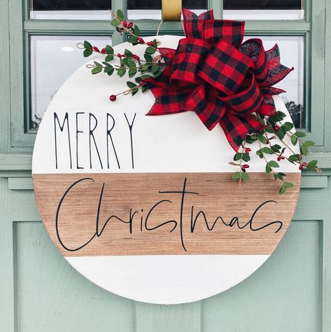 Christmas Door Sign, Christmas Door Decoration, Door Signs Diy, Fall Door Decorations, Holiday Door, Christmas Door Hanger, Christmas Door Decorations, Christmas Sign, Christmas Wood