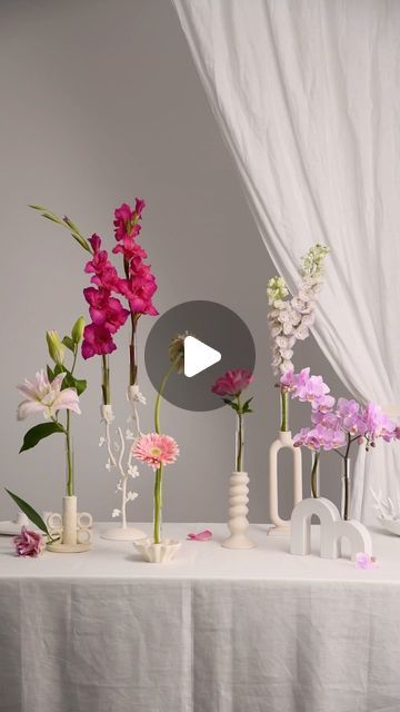 Base Vase on Instagram: "Let’s give these taper candle holders some LIFE with Base Vase; the one and only bud vase designed to fit standard taper holders! 🌱🌷🌿

Taper holders from ⬅️ to ➡️

@bloomingville 
@anthropologie 
Vintage Red Wing 
@studiomcgee from @target 
@crateandbarrel 
@worldmarket 

#budvase #budvases #candelabra #tapercandles #interiordesign #floraldesign #interiordesigner #florist #floristry #homedecorideas #interiordesignideas #springflowers #springtablescape #homedecor #homedecoration #homestyle" Taper Holders, Balcony Plants, Spring Tablescapes, Taper Candle Holders, Red Wing, Vase Design, The One And Only, Taper Candles, Bud Vase