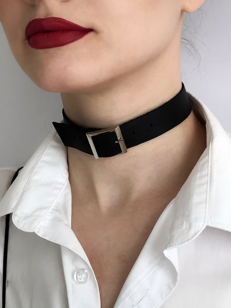 Choker Outfit, Leather Choker Collars, Goth Choker, Black Leather Choker, Black Velvet Choker, Leather Choker Necklace, Chocker Necklace, Neck Choker, Black Choker