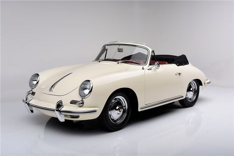 Porsche Cabriolet, Porsche 356 Cabriolet, Speed Bicycle, Vw Porsche, Barrett Jackson, Classic Porsche, Porsche 356, Car Auctions, Car Collection