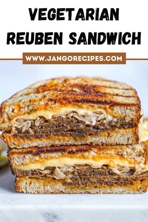 In this blog i will share with you a vegetarian reuben sandwich recipe that is extremely delicious. #VegetarianReubenSandwichRecipe #SandwichRecipe Vegetarian Reuben Sandwich, Vegetarian Reuben, Reuben Sandwich Recipe, Vegetarian Sandwich Recipes, Tempeh Bacon, Vegan Meat, Reuben Sandwich, Open Faced Sandwich, Toast Sandwich