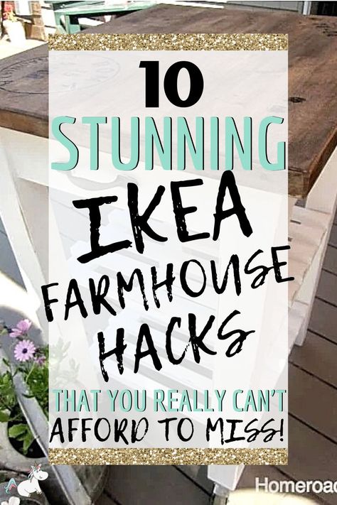 10 Stunning Ikea Farmhouse Hacks That You Really Cant Afford To Miss! Looking for some cute Rustic Style Decor projects on a budget? Look no further than these Farmhouse decor ideas for Ikea lovers! Ikea Farmhouse, Diy Farmhouse Decoration, Ikea Desk Hack, Farmhouse Hacks, Hacks Ikea, Ikea Hack Ideas, Farmhouse Remodel, Diy Ikea Hacks, Shabby Chic Vintage