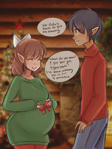 Pregnant Anime Drawing, Pregnant Art Anime, Anime Pregnant Couple, Pregnant Lady Drawing, Genshin Pregnant, Pregnant Reference Drawing, Pregnancy Anime, Pregnant Anime Woman, Pregnant Oc