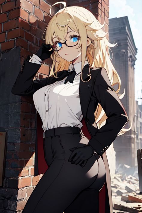 Ginger Gangsta, Guild Receptionist, Fantasy Guild, Tanya Degurechaff, Tanya The Evil, Girls Frontline, Detroit Become Human, Image Fun, Cyberpunk Art