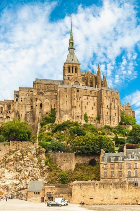 Mont Saint-Michel in Normandy Barcelona Cathedral, Utah, Barcelona, France, Architecture, Building, Travel