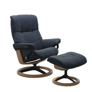 Products | Recliners | mayfair M Signature, Recliner With Ottoman, Leather Recliner Chair, Chair And Ottoman Set, Leather Accent Chair, Large Chair, Electric Recliners, Oxford Blue, Small Chair