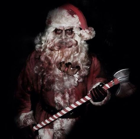 Evil Santa Costume Evil Santa, True Horror Stories, Surviving Christmas, Days Till Halloween, Haunted House Diy, Diy Haunted House Props, Horror Photography, Scary Christmas, Christmas Horror