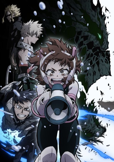 Ray Amp, Bakugou And Uraraka, Academia Wallpaper, City Hunter, My Hero Academia Shouto, Ochako Uraraka, Hero Wallpaper, Boku No Hero Academia Funny, Manga Covers