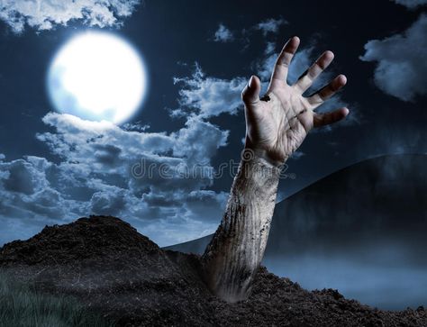 Zombie hand coming out of his grave. Full moon, halloween night , #AFFILIATE, #coming, #grave, #Zombie, #hand, #halloween #ad Grave Halloween, Demand Generation, Moon Halloween, Zombie Hand, Weird News, Social Selling, Illustration Character, Illustration Character Design, Halloween Night