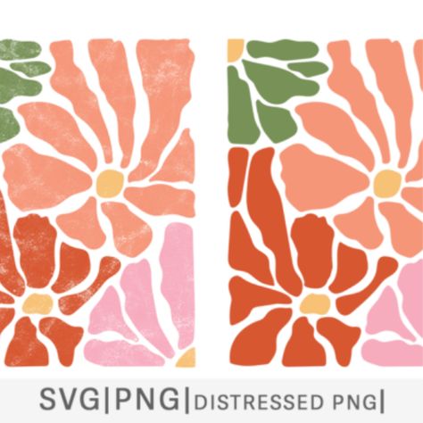 Retro Groovy Wild Flowers SVG PNG Svg Flowers, Tiny Horses, Flowers Svg, Deco Salon, Retro Groovy, Flower Svg, Retro Flowers, Flower Petals, Cricut Projects