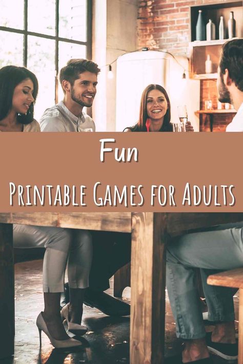 Picture Games For Adults, Games To Play At Restaurants For Adults, Introduction Games For Adults, Pen And Paper Games For Adults, Sit Down Games For Adults, Easy Group Games For Adults, Printable Games For Adults Free, Simple Party Games For Adults, Pictionary Ideas For Adults