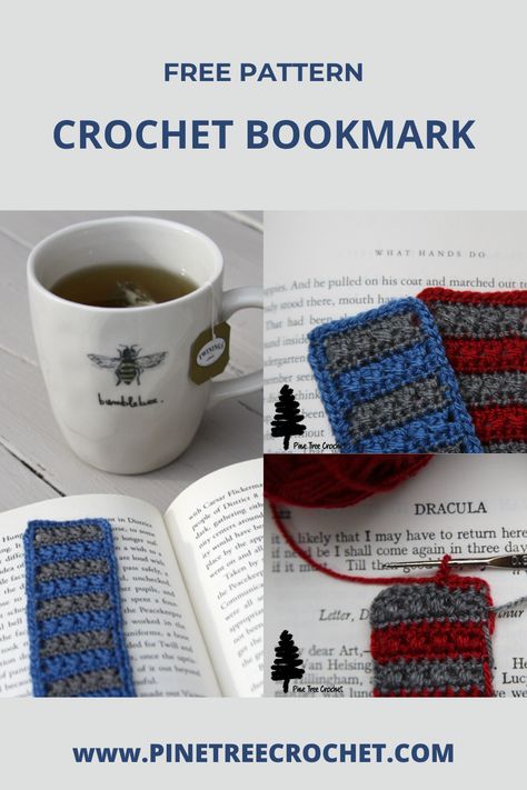 This crochet bookmark pattern works up quick and looks great! This advanced beginner friendly crochet pattern would make a great gift for yourself or any bookworm. Crochet Thread Bookmark Patterns Free, Crochet Bookmarks For Men, Crochet Bookmark For Men, Crochet Bookmarks Free Patterns Easy, Free Crochet Bookmark, Simple Bookmarks, Crochet Bookmarks Free Patterns, Book Crochet, Crochet Keychains