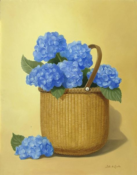 Nantucket Hydrangea, Hydrangea Basket, Nantucket Basket, Victoria Magazine, Longaberger Baskets, Nantucket Baskets, Marine Art, Blue Hydrangea, Nantucket