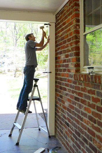 Young House Love | Planning And Prepping A Carport Pergola Screened In Carport, Closing In A Carport, Carport Conversion, 1930 House, Enclosed Carport, Carport Makeover, Garage Pergola, Carport Garage, 1950s House