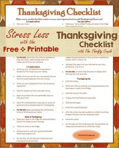 This is SO HELPFUL and a must have for Thanksgiving this year! Free Printable Thanksgiving Checklist - timeline of Thanksgiving events and how to prepare for Thanksgiving in a timely manner and the steps to take each each and the days leading up to Thanksgiving. Thanksgiving Checklist Food, Thanksgiving Timeline, Thanksgiving Checklist, Thanksgiving Planning, Free Printable Thanksgiving, Free Thanksgiving Printables, Thanksgiving Crafts Diy, Money Saving Mom, Printable Thanksgiving