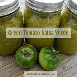 Easy Homemade Body Butter Recipe - Montana Homesteader Green Tomato Salsa Verde, Canning Green Tomatoes, Green Tomato Salsa, Green Tomato Recipes, Salsa Verde Recipe, Salsa Guacamole, Homemade Salsa Recipe, Canned Food Storage, Green Peppers