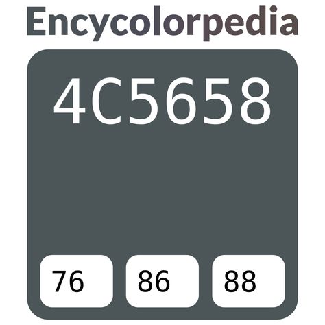 Valspar Paint Under the Eaves R213A / #4c5658 Hex Color Code Behr Alpine Trail, Dragons Breath Benjamin Moore, House With Brown Roof, Cloverdale Paint, Pittsburgh Paint, Porter Paint, Crown Paints, Kelly Moore, Valspar Paint