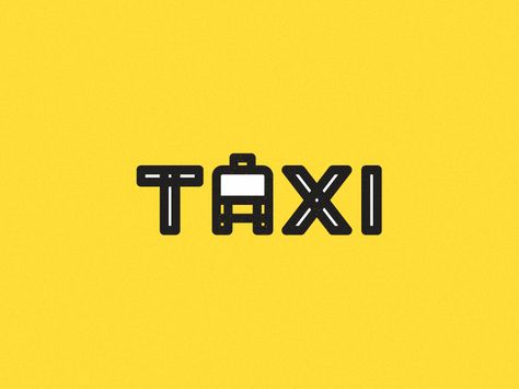 Taxi Taxi Logo Design, Logo Taxi, Taxi Logo, Design Taxi, Car Icon, Express Logo, Car Animation, Negative Space Logos, Car Icons