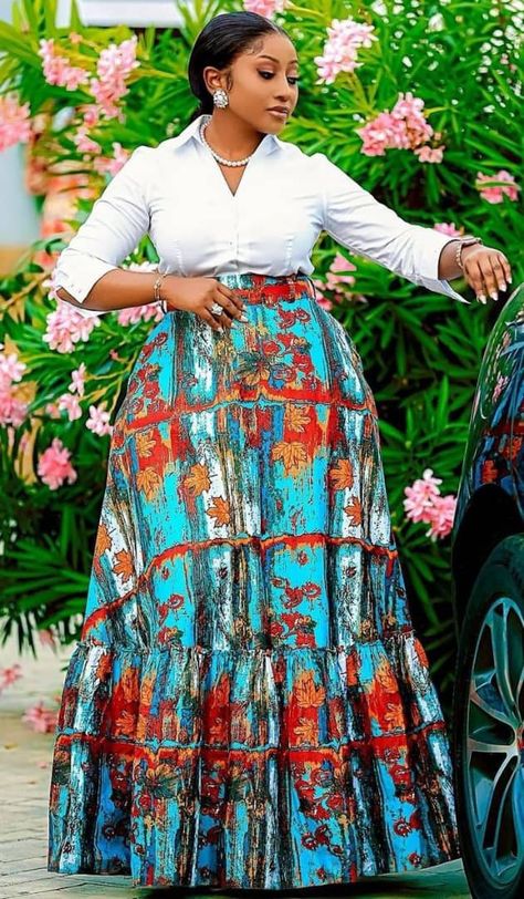 Skirt Classy, Long African Dresses, 2piece Outfits, Chic Dress Classy, African Dresses For Kids, Short African Dresses, African Fashion Skirts, African Dresses Modern, Dressy Casual Outfits