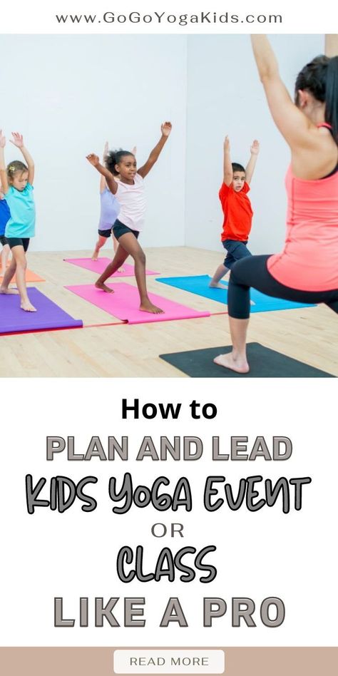 Part of the fun of introducing children to yoga is teaching classes and leading events. I do both of these on a regular basis and understand that while they are both important, they are both completely different in terms of how to teach kids yoga. Yoga Crafts For Kids, Kid Friendly Yoga, Kids Yoga Games, Preschool Yoga, Kids Workout, Kid Yoga, Kid Yoga Lesson Plans, Yoga Group, Yoga Goals