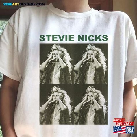 Vintage Stevie Nicks Shirt Music 2023 T-Shirt Retro Fleetwood Mac Band Graphic Tee Unisex Check more at https://vibeartdesigns.com/product/vintage-stevie-nicks-shirt-music-2023-t-shirt-retro-fleetwood-mac-band-graphic-tee-unisex/ Fleetwood Mac Band, Vintage Stevie Nicks, Stevie Nicks Shirt, Tan T Shirt, Sarcastic Tees, Cat Tee, Retro Logo, Stevie Nicks, Fleetwood Mac